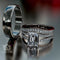2.07ct Emerald Cut Diamond Gold Complete Wedding Set - 03US05